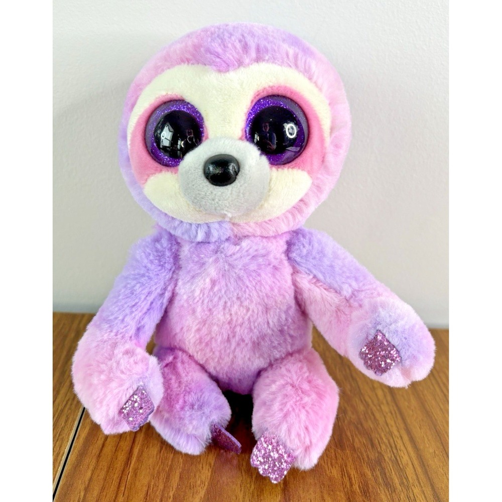 Ty Beanie Boo Dreamy‎ The Pink & Purple Sloth 6" No Hang Tag